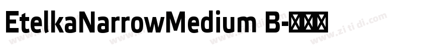 EtelkaNarrowMedium B字体转换 EtelkaNarrowMedium B字体转换
